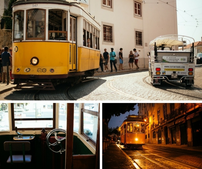 Le tramway jaune de Lisbonne Le tramway jaune de Lisbonne
