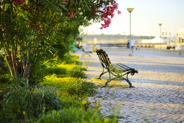 Banc dans le centre-ville de Lagos Banc dans le centre-ville de Lagos