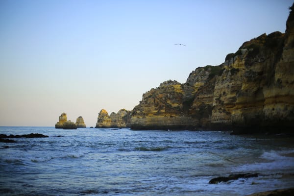 La plage de Dona Ana La plage de Dona Ana