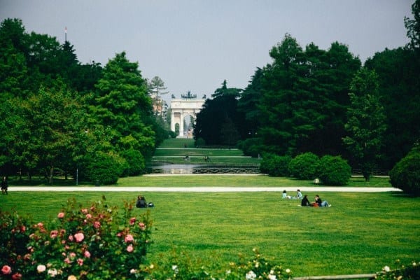 jardin sempione arche napoleon