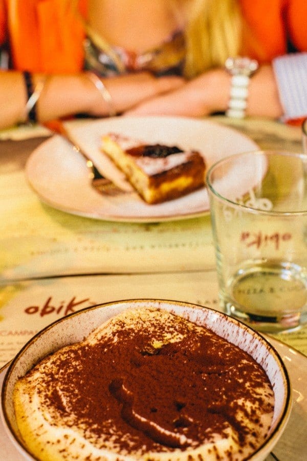 obika restaurant tiramisu