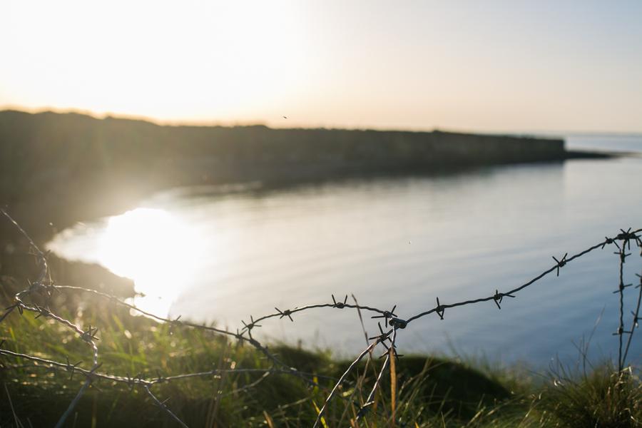 pointe du hoc bunker grillage