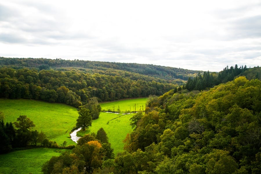 Vue paysage Viaduc Souleuvre Vue paysage Viaduc Souleuvre