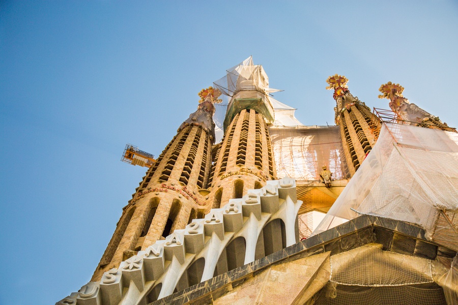La Sagrada Familia de Gaudi à Barcelone
