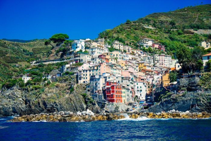 Les falaises de Riomaggiore Les falaises de Riomaggiore