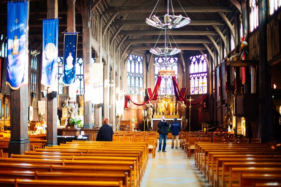Une église en bois à Honfleur Une église en bois à Honfleur