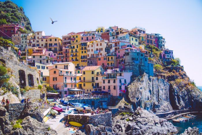 Les maisons colorées de Manarola