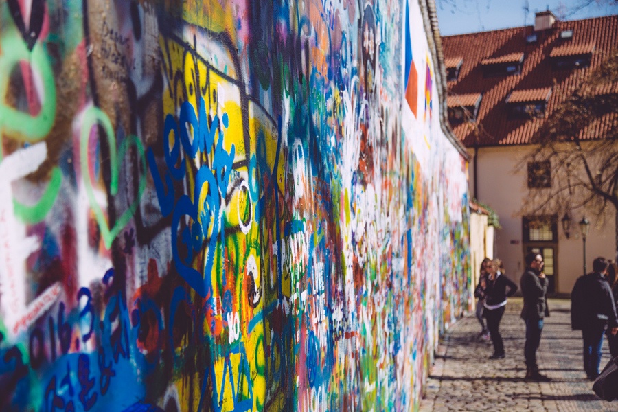 Le Mur de John Lennon à Prague