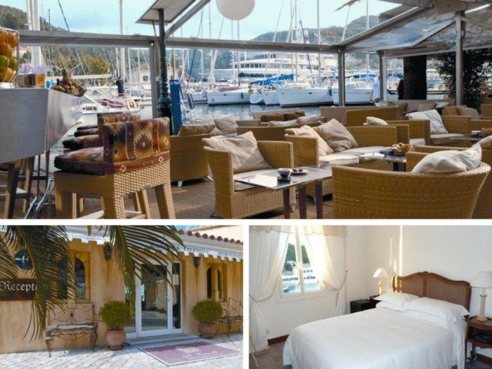 Où dormir à Bonifacio port de Bonifacio hôtel la Caravelle