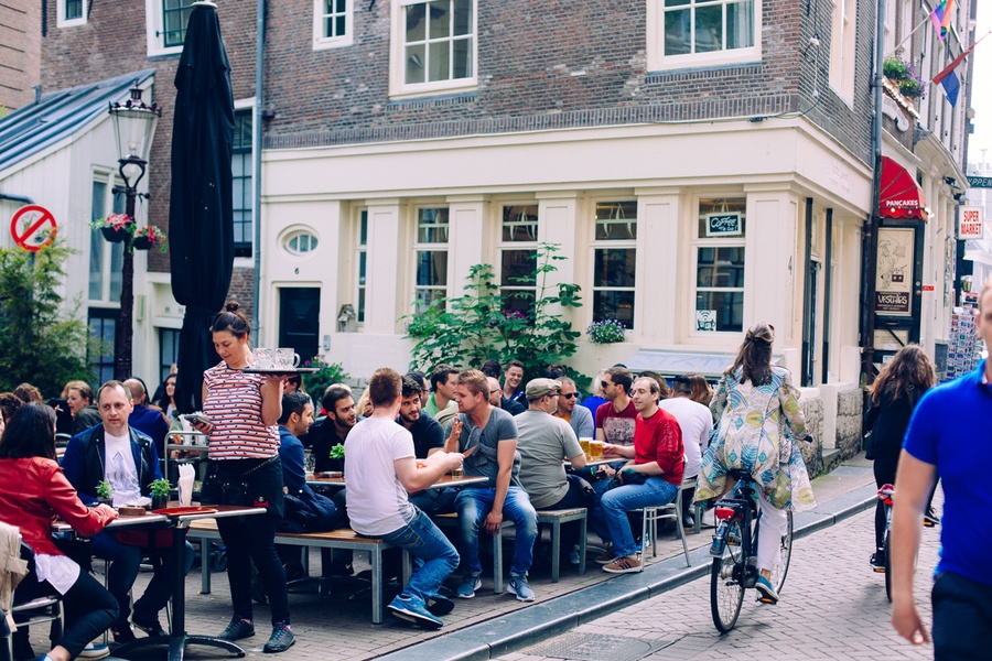 Café à Amsterdam Café à Amsterdam