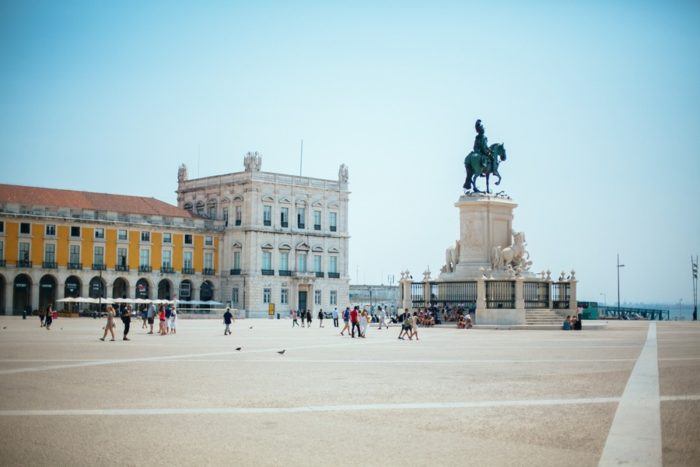Praça do Comércio à Lisbonne