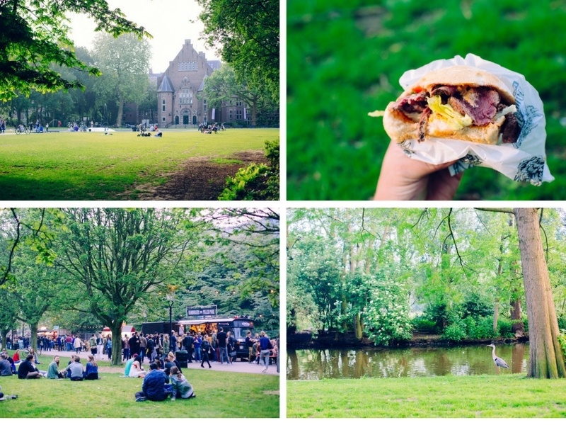 Après-midi dans l'Osteer Park à Amsterdam Après-midi dans l'Osteer Park à Amsterdam