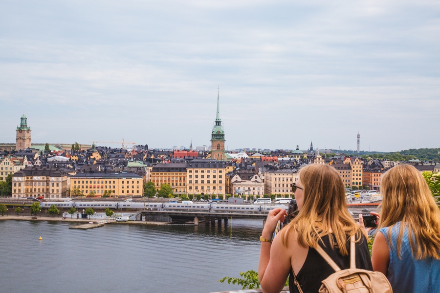 Panorama sur Stockholm à Södermalm