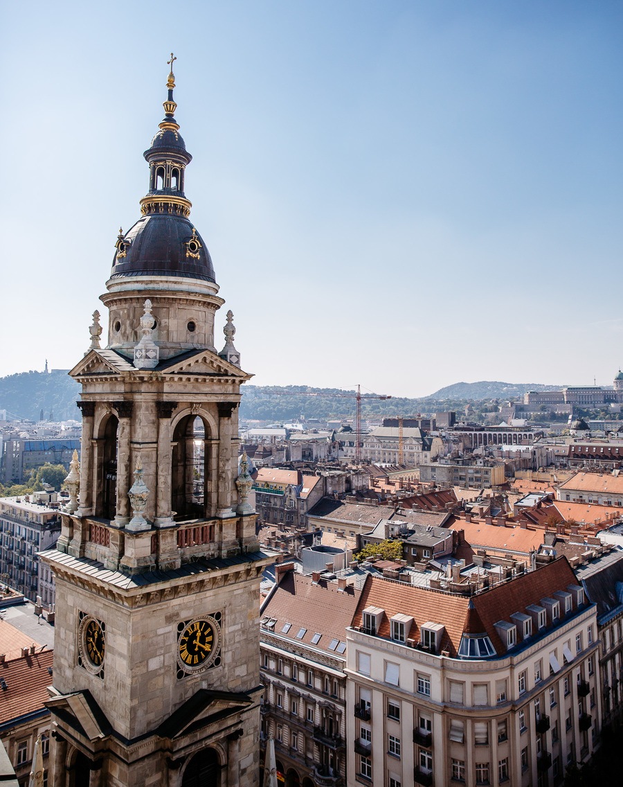Vue panoramique Basilique Saint Etienne de Budapest Vue panoramique Basilique Saint Etienne de Budapest