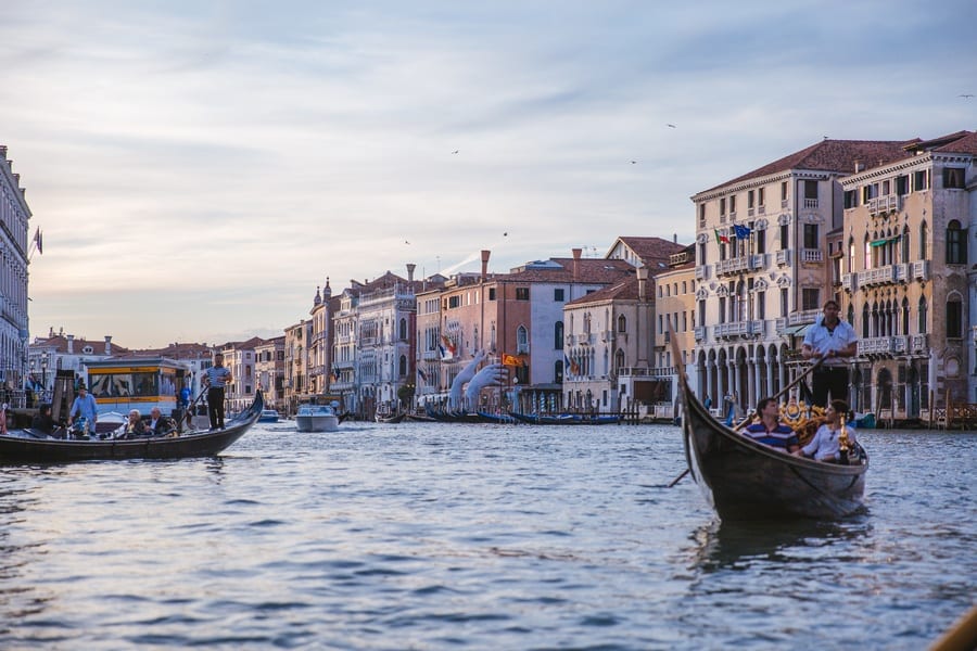 Gondole canal Venise Gondole canal Venise