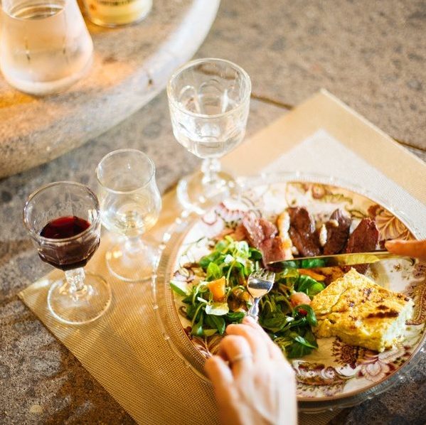 Diner au domaine du Castelet