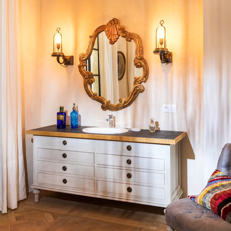 salle de bain chateau de garde