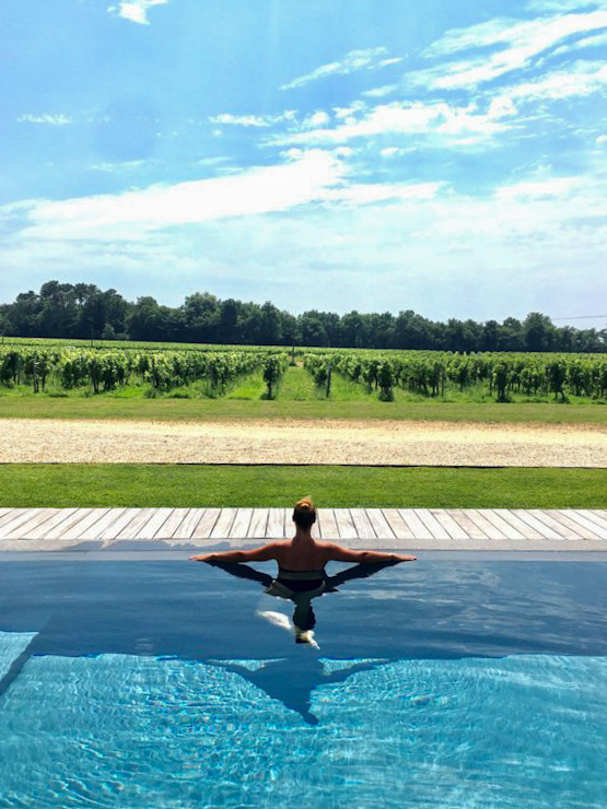 piscine chateau beaulieu de cleo